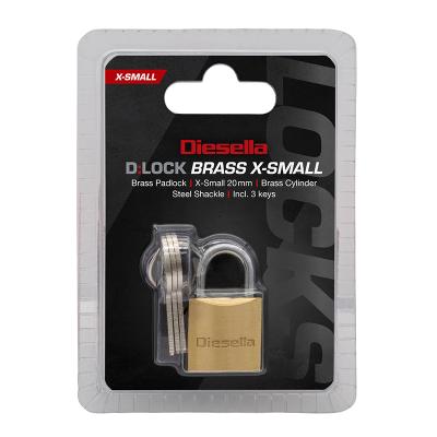 Hængelås X-Small 20 mm Messing